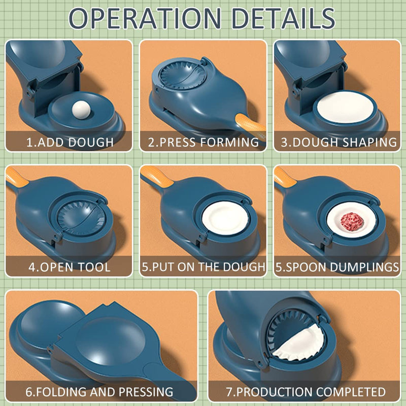 2 in 1 samosa dumpling maker detail view