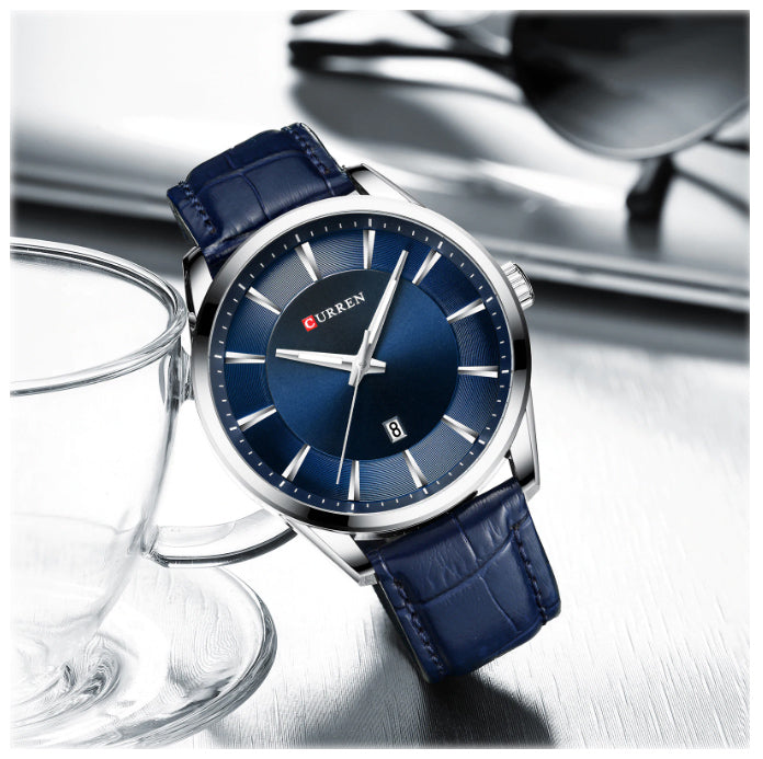 CURREN Leather Watch 8365 detail view
