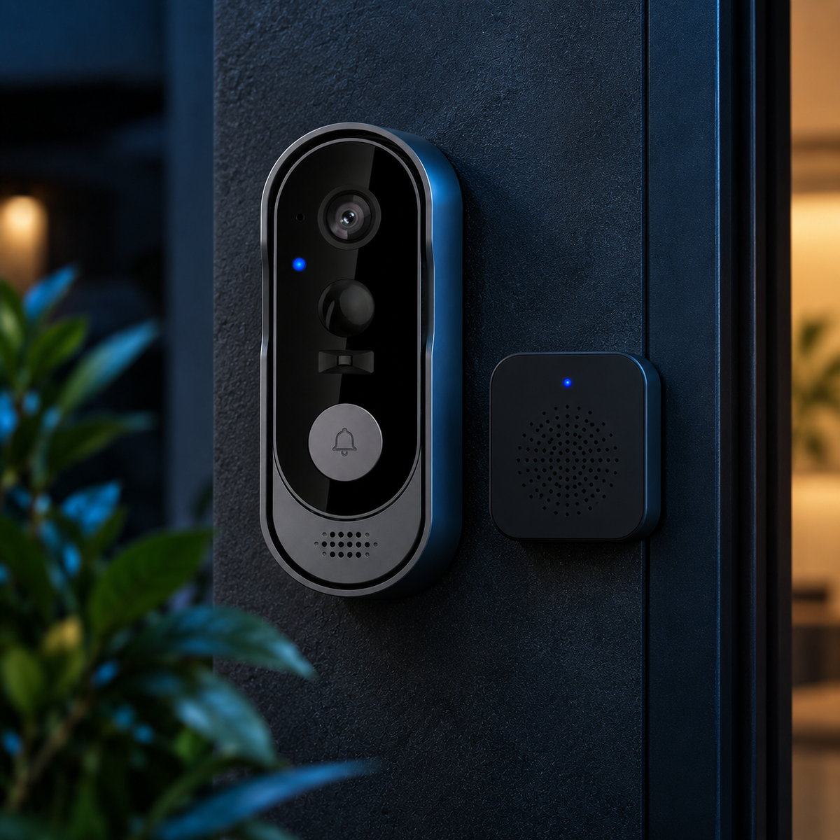 Smart WiFi Video Doorbell: See Who's at Your Door from Anywhere!