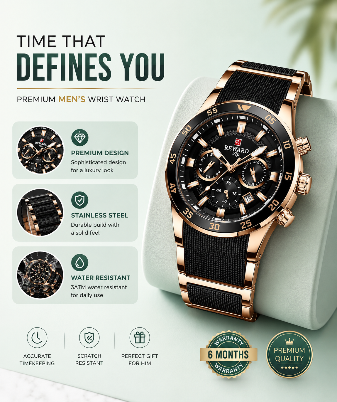 REWARD RD81011M – Royal Black Edition