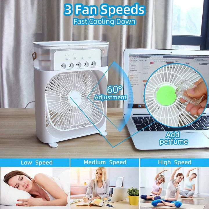 Mini Portable USB Air Cooling Fan detail view