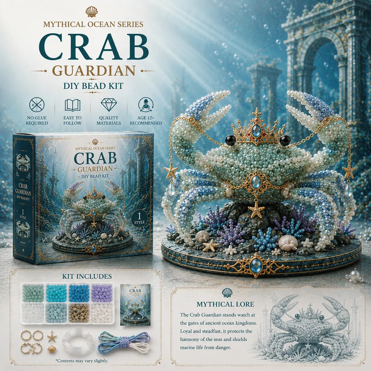 🌊 Mythical Ocean DIY Bead Kit