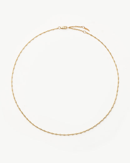 Solid Gold Vervelle Chain Choker