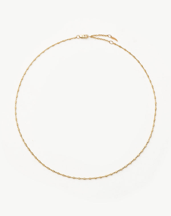 Solid Gold Vervelle Chain Choker