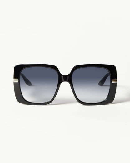 Le Specs Phoenix Ridge Oversized Square Sunglasses | Black