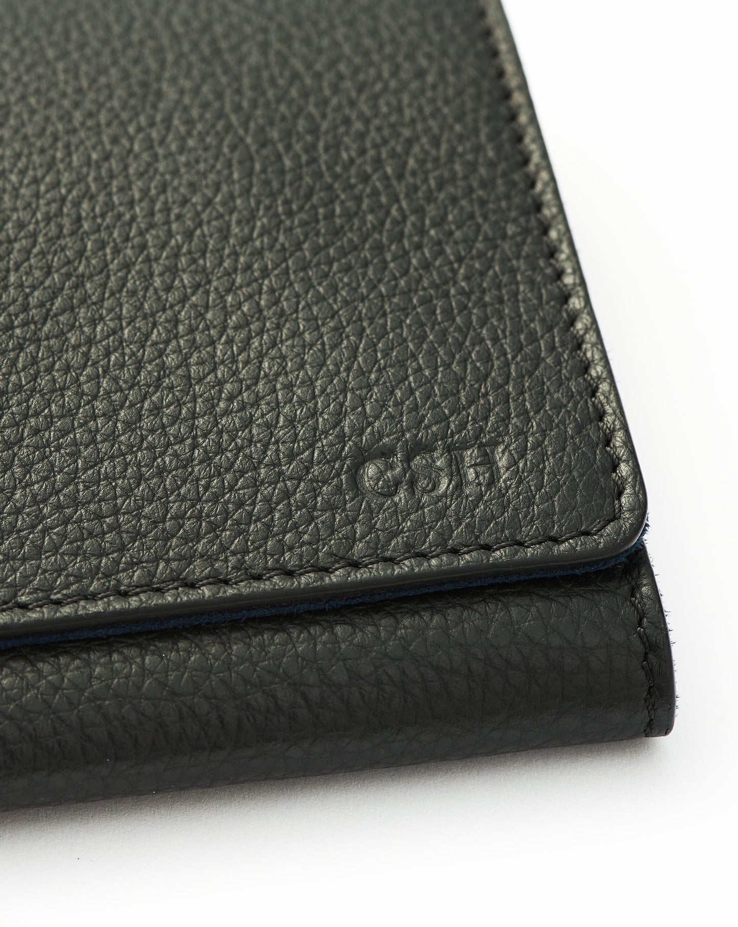 Leather Jewellery Roll | Onyx Black