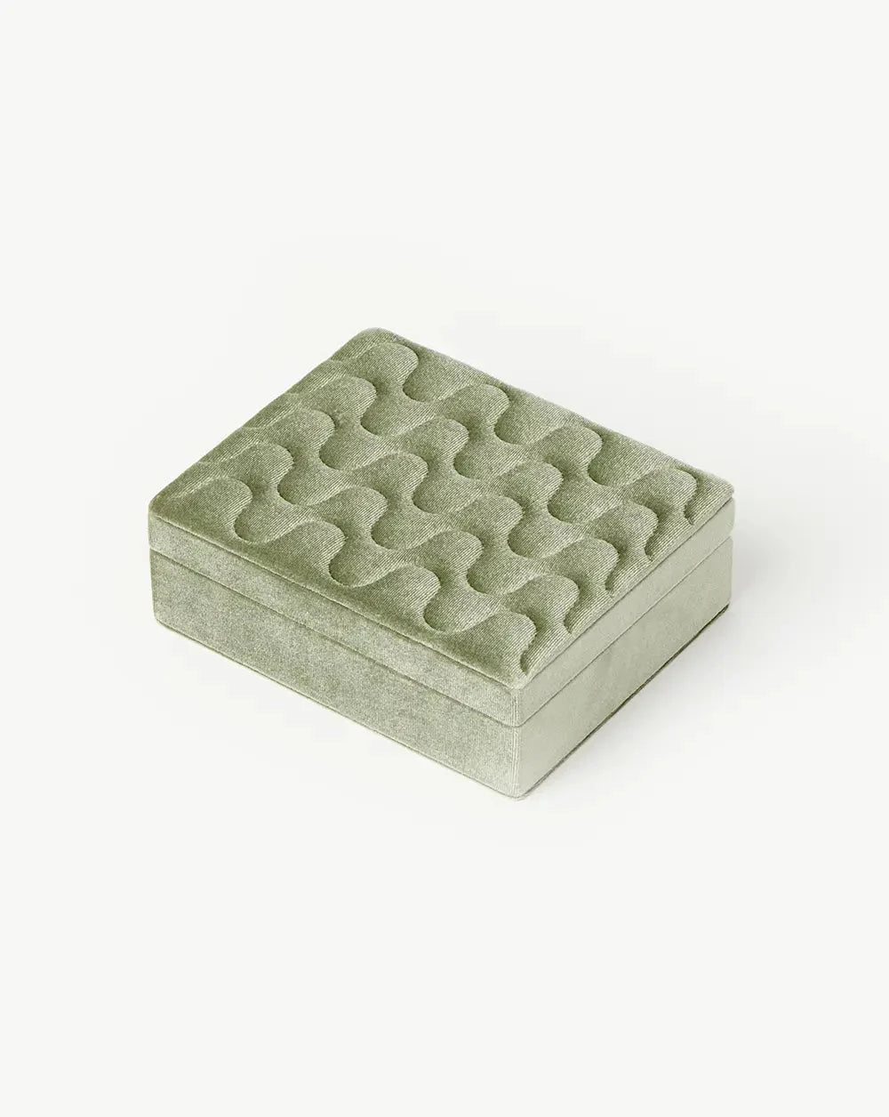 Velvet Jewellery Box | Sage Green